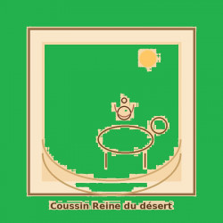 Coussin Reine du désert-EKHLAS