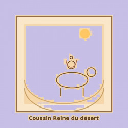 Coussin Reine du désert-Kerene